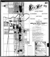 Sheet 048 - Key Map - River-Forest, Altenheim, Maywood, Oak Park, Harlem, Austin, Ridgeland, Cook County 1891